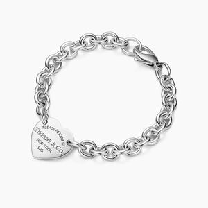 Return to Tiffany Heart Tag Bracelet in silver